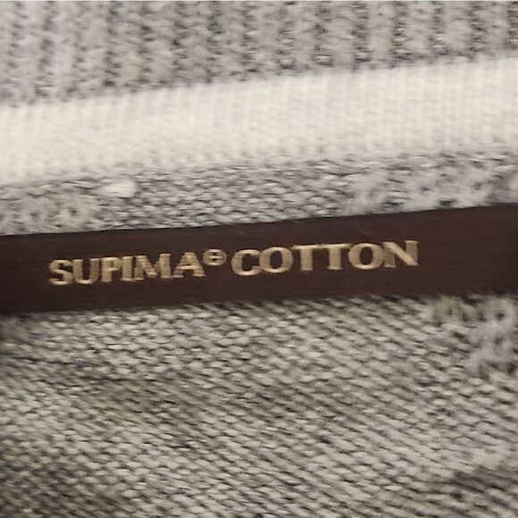 Tasso Elba XL Gray Lngsleeves 100% SUPIMACOTTON Turtleneck Knitted Men Sweater - Picture 4 of 9